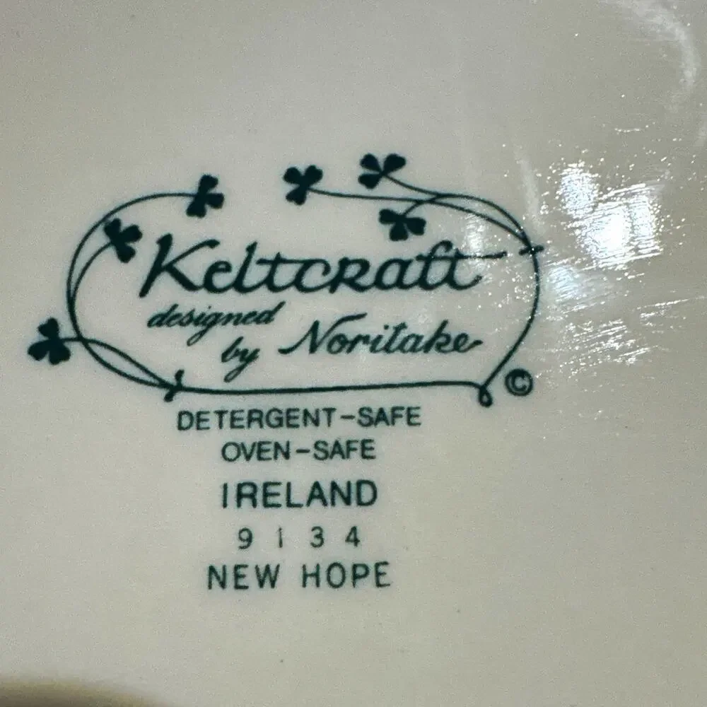Keltcraft by Noritake New Hope Plate set Made In Ireland; Discontinued